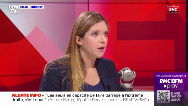 Aurore Bergé: Agnès Buzyn est la seule ministre de la Santé au monde à faire face à une instruction judiciaire sur la gestion du Covid
