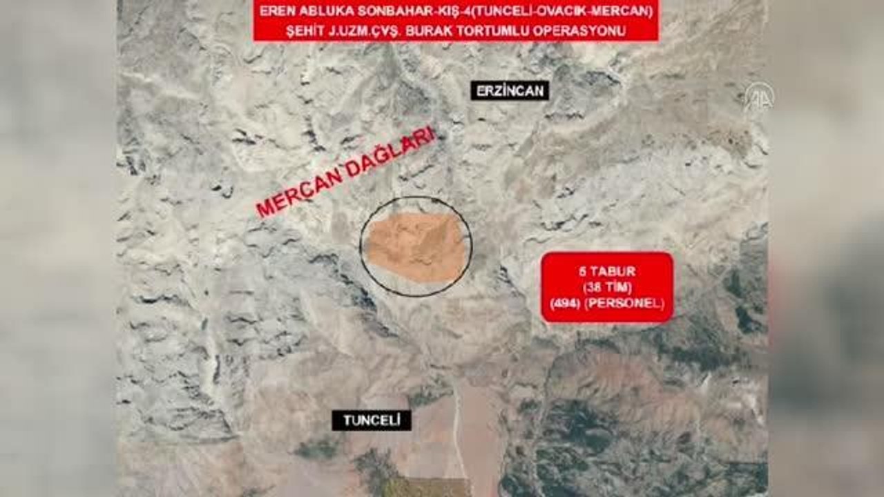 Son dakika haberi... Tunceli'de 'Eren Abluka Sonbahar-Kış-4 Şehit Jandarma Uzman Çavuş Burak Tortumlu Operasyonu' başlatıldı