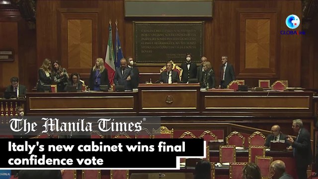 Italy's new cabinet wins final confidence vote