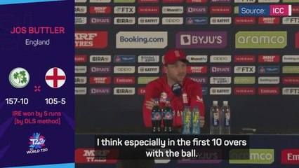 England lost Ireland game before the rain - Buttler