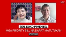 Senate Minority Leader Koko Pimentel on priority bills | The Mangahas Interviews