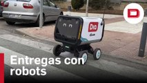 Robots inician en Madrid un reparto pionero de la compra a domicilio