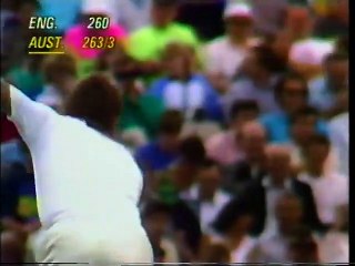 Ashes 1989 : England v Australia 4th Test Day 3 at Old Trafford Jul 29th 1989