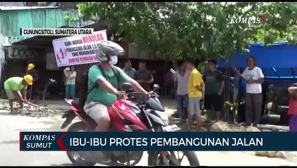 Warga Kota Gunungsitoli Protes Pembangunan Jalan yang Dianggap Terlalu Tinggi