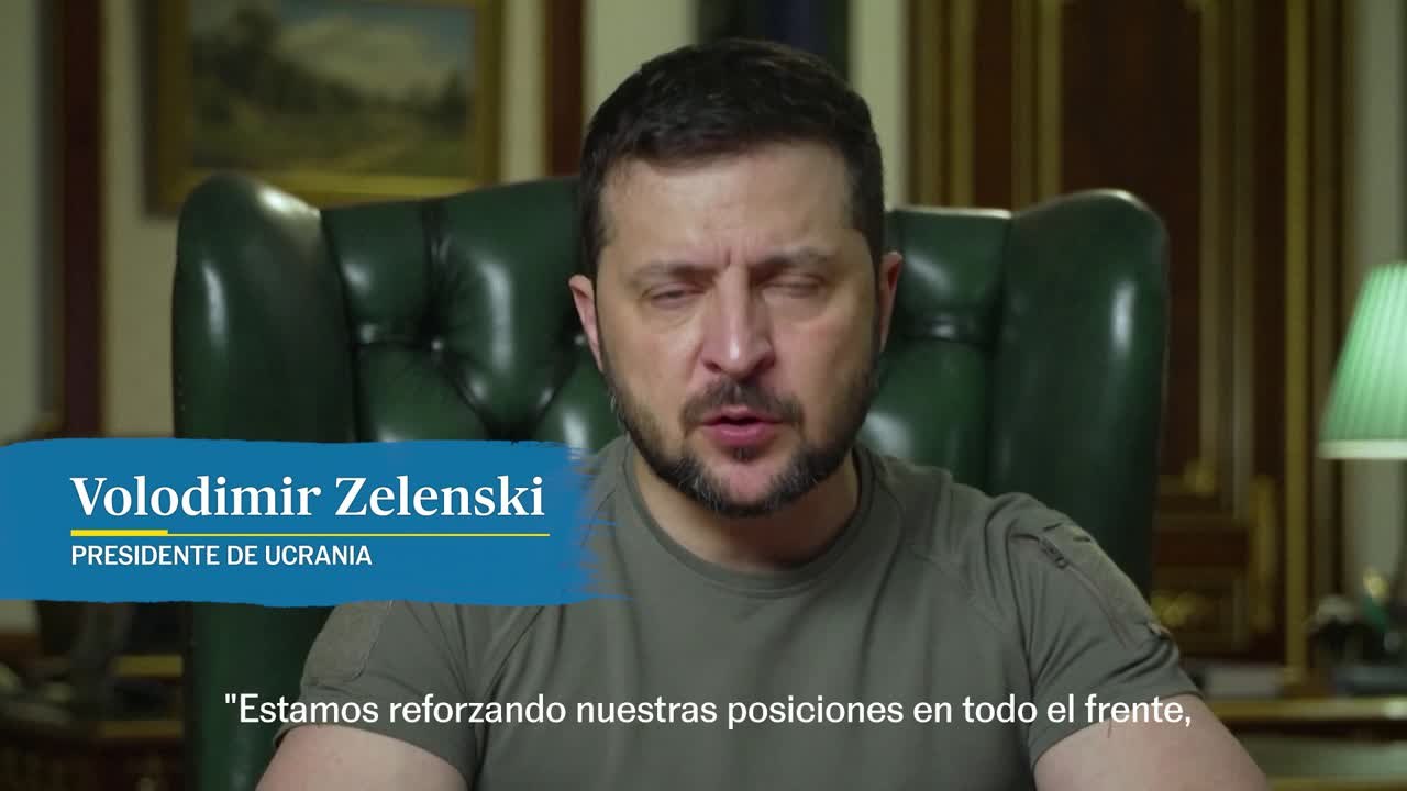 Declaraciones de Zelenski sobre la situación de combate en Ucrania y la recuperación de rehenes
