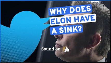 Elon Musk seen carrying sink into Twitter HQ