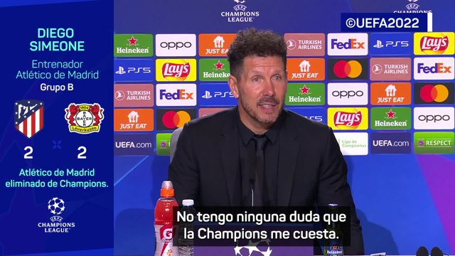 Atlético 2 - B. Leverkusen 2 | Rueda de prensa de SIMEONE | Diario AS