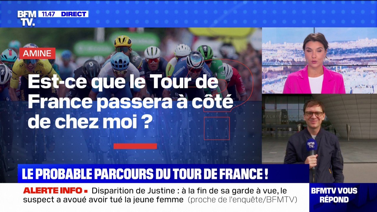 Est-ce que le Tour de France passera à côté de chez moi? BFMTV répond à vos  questions - Vidéo Dailymotion