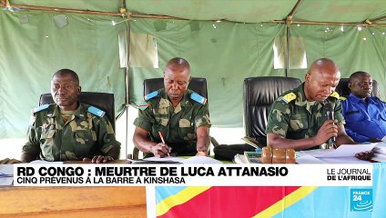 RD Congo : 1er interrogatoire, 1ères dénégations au procès du meurtre de l'ambassadeur d'Italie