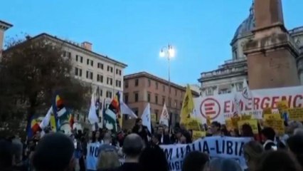 In piazza contro memorandum Italia-Libia, Boldrini contestata