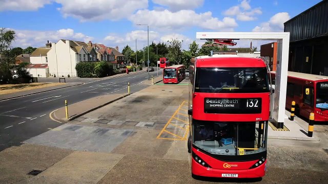 New rapid charging bus technology at Bexleyheath Garage. Credit: TfL