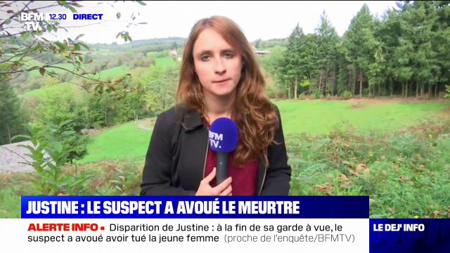 Disparition de Justine: les recherches du corps de la jeune femme se poursuivent autour du domicile du suspect