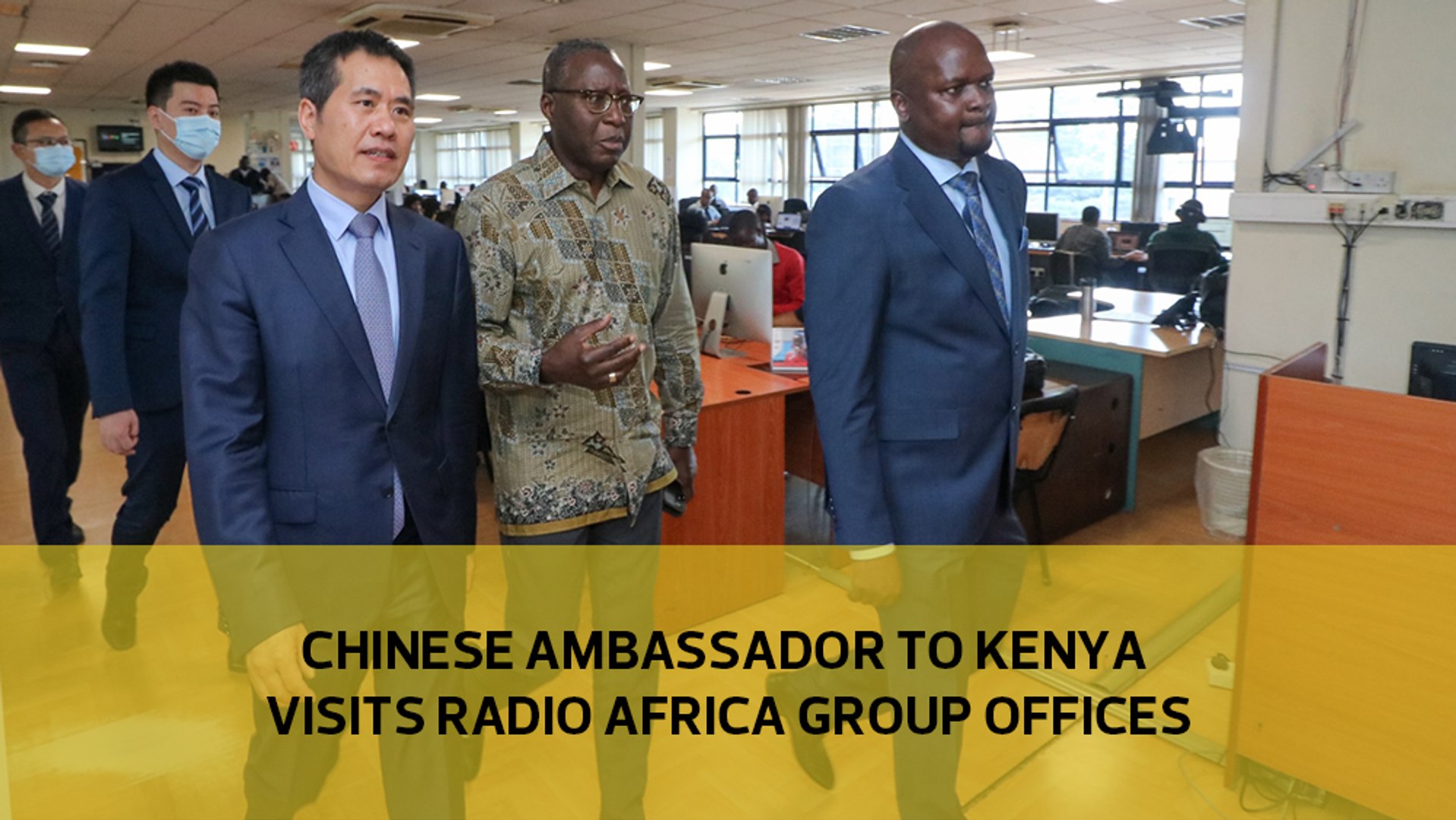 Chinese ambassador to Kenya visits Radio Africa offices - video Dailymotion