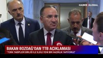 Adalet Bakanı Bozdağ'dan TTB açıklaması: Düzenleme hazırlığına başladık, Cumhurbaşkanımıza sunacağız