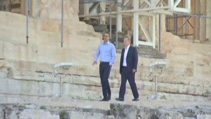 Tải video: Scholz visita l'Acropoli con il premier greco Mitsotakis