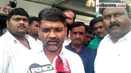 शिधा वाटपावरील जाहिरातबाजीवरून आमदार निलेश लंकेंची सरकारवर टीका