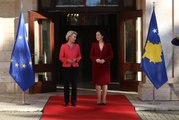 AB Komisyonu Başkanı Ursula von der Leyen, Kosova'da