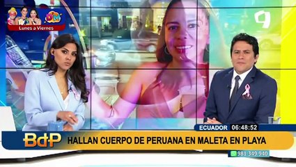 ¡Macabro crimen! Hallan cuerpo de peruana dentro de maleta en un hotel de Ecuador
