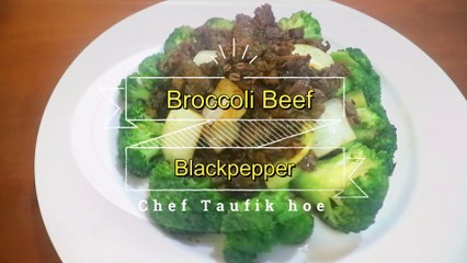 Cara Masak Brokoli Sapi Lada hitam Ala Restoran