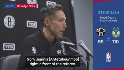 Nash 'upset' with first-ever ejection in Bucks defeat