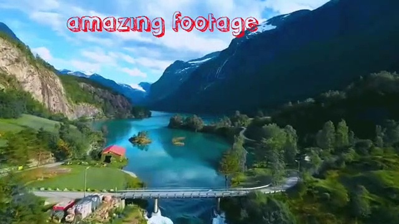 Amazing footage by drone