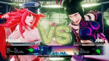 POISON VS JURI STREET FIGHTER V HIGH LEVEL FIGHT!