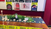 Members of Birmingham’s Iranian community protest against the death of Mahsa Amini