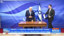 Israel y Líbano firman acuerdo fronterizo marítimo para exploración de gas