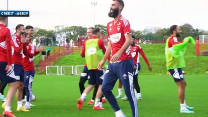 Benoît Paire régale à l'entraînement du Stade Brestois !