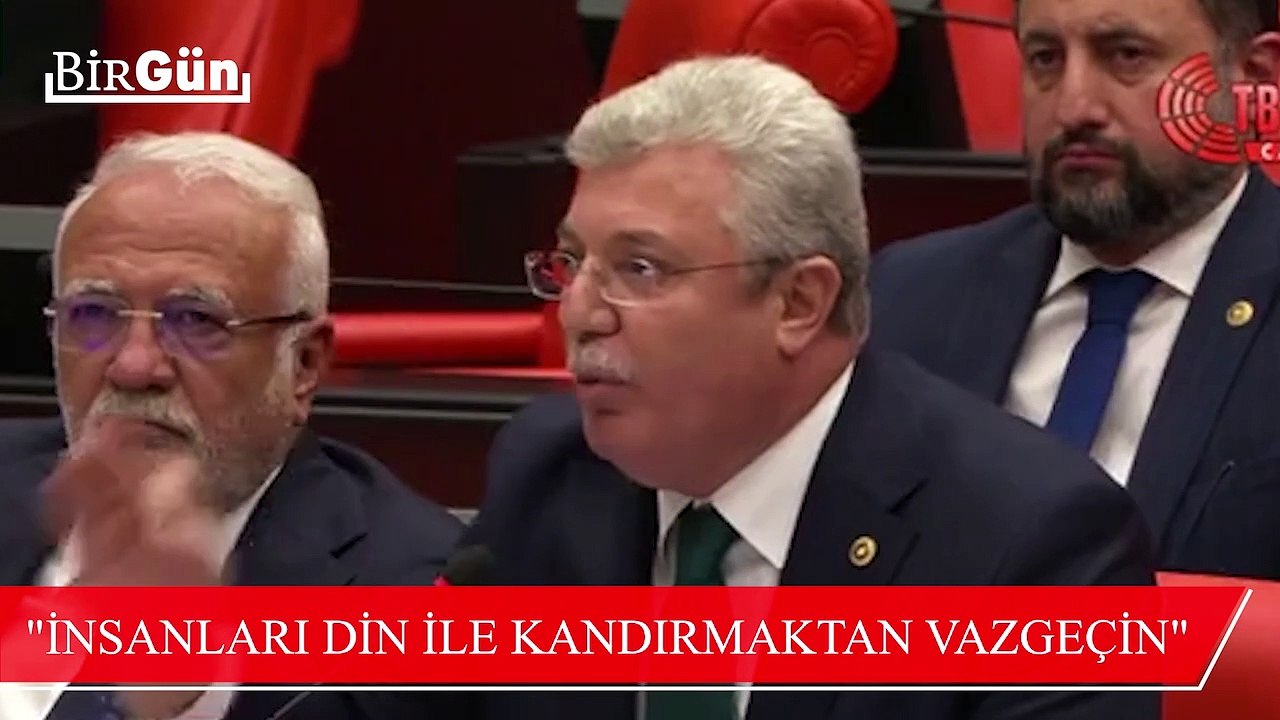 HDP'li Gergerlioğlu kürsüden ayet okudu, AKP'lilere seslendi: "İnsanları din ile kandırmaktan vazgeçin!" Meclis karıştı...