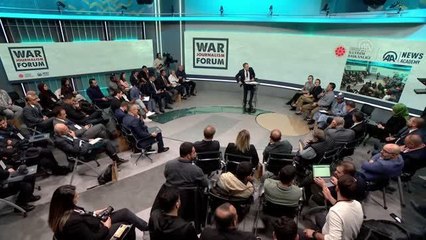 AA'nın "Savaş Muhabirliği ve Kriz Bölgelerinde Habercilik Forumu"nda değişen çatışma şartları tartışıldı (1)