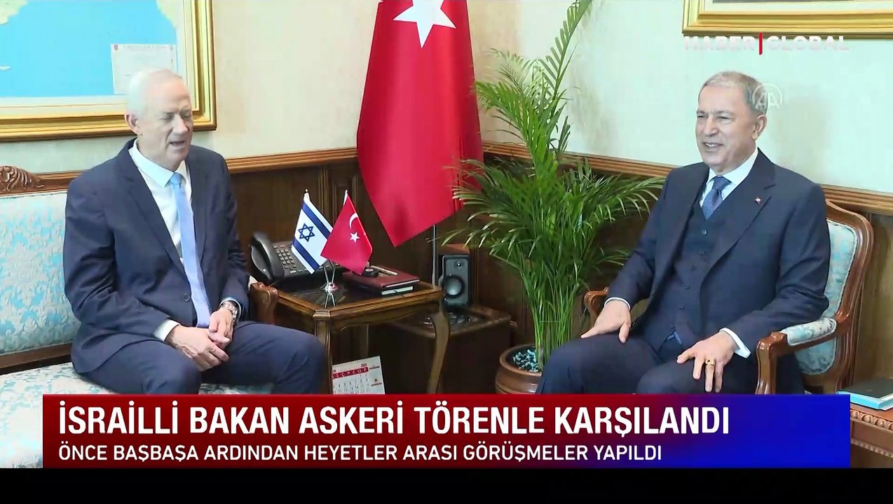 Bakan Akar, İsrailli mevkidaşı Gantz'la görüştü: Hassasiyetlerimizi açıkça dile getirdik