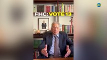 FHC pede voto em Lula