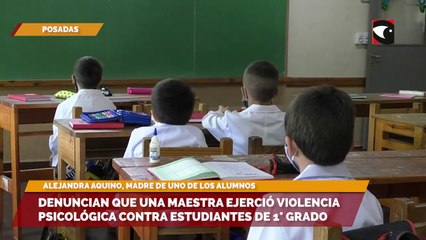 Denuncian que una maestra ejerció violencia psicológica contra estudiantes de 1° grado