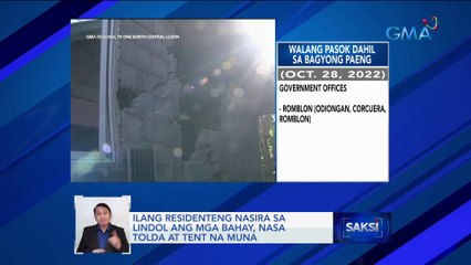 Ilang residenteng nasira sa lindol ang mga bahay, nasa tolda at tent na muna | Saksi