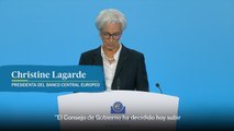 Lagarde informa sobre la subida de los tipos de interés del Banco Central Europeo