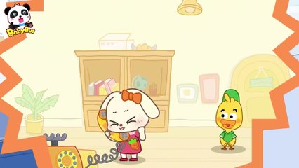 Badak Kecil Diculik oleh Monster  Kepala Polisi Labrador  BabyBus Bahasa Indonesia