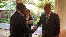 Dışişleri Bakanı Çavuşoğlu, Benin Cumhurbaşkanı Talon tarafından kabul edildi