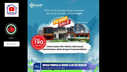 Rumah 190 juta di Bogor - Rumah Minimalis Bogor