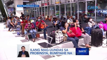 Ilang mag-uundas sa probinsya, bumiyahe na | Saksi