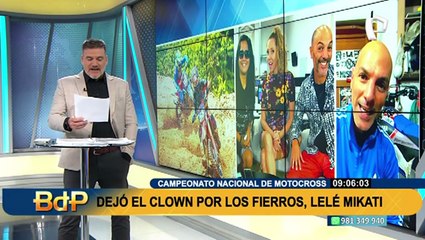 Motocross: Lelé Miikati pasea su arte por el clown y los fierros