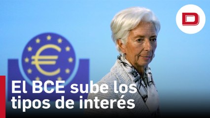 El BCE sube los tipos de interés en tres cuartos de punto, hasta el 2 %