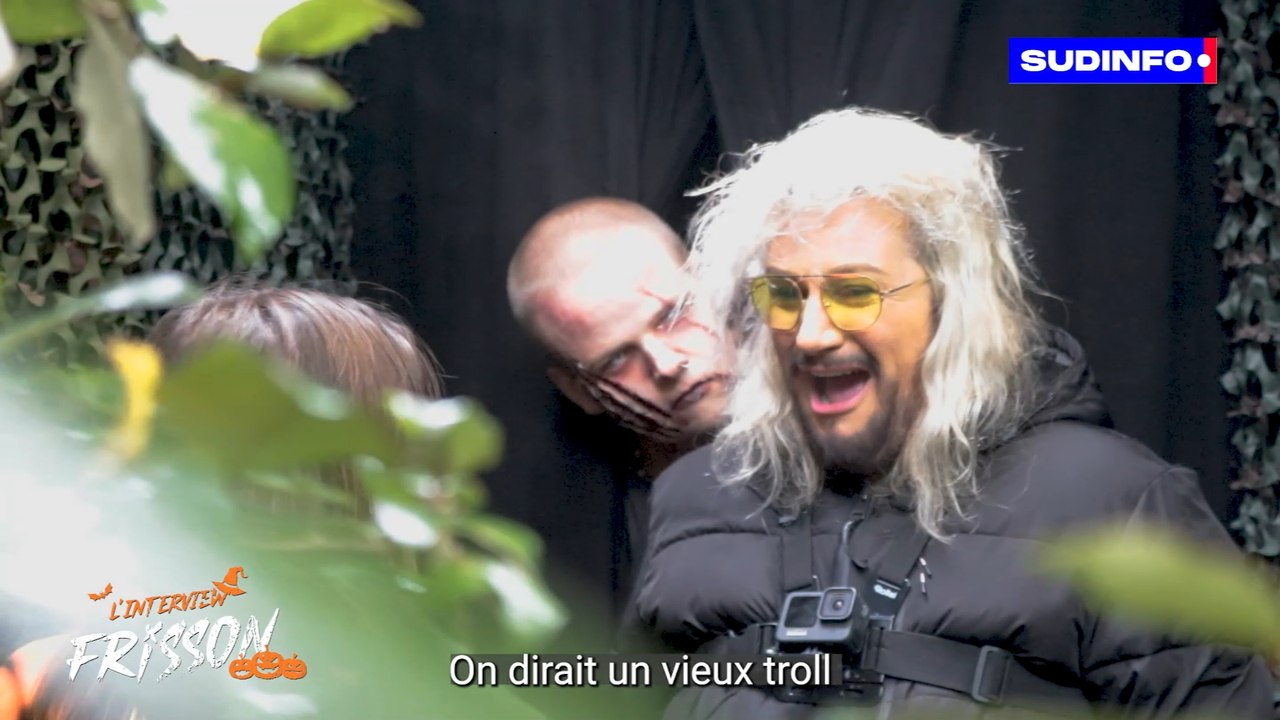 David Jeanmotte dans la maison hantée à Walibi: "Je ressemblais à un vieux troll"