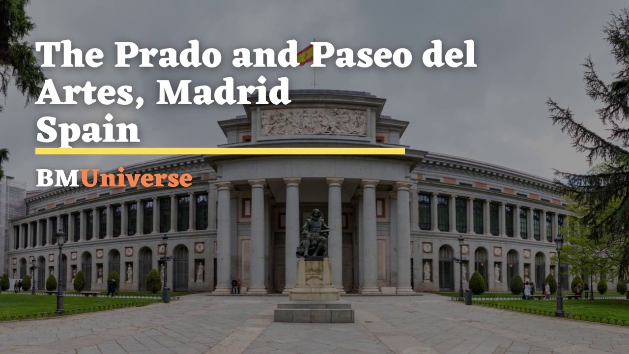 The Prado and Paseo del Artes, Madrid Spain