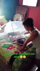 abang avan lagi maen sama ade akha