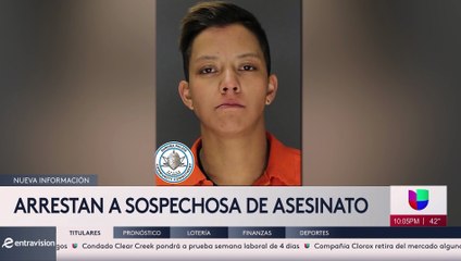 Arrestan a sospechosa de asesinato