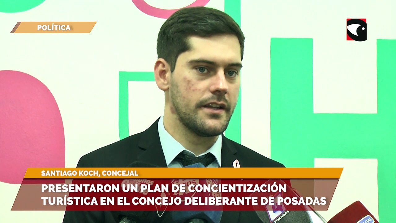 Presentaron un plan de concientización turística en el concejo deliberante de Posadas