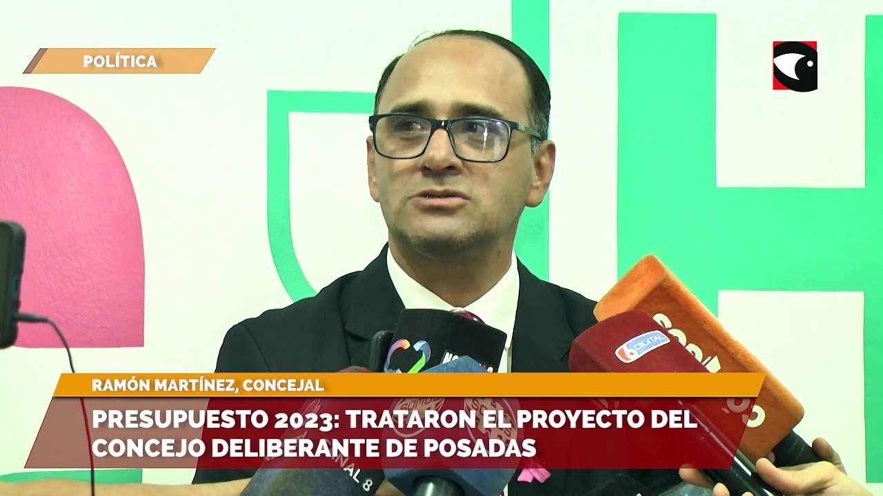 Presupuesto 2023: Trataron el proyecto del concejo deliberante de Posadas