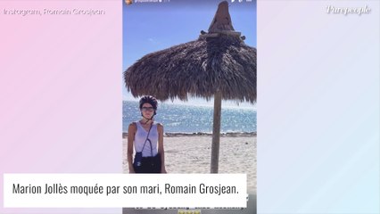 Romain Grosjean envoie un petit tacle à sa femme Marion Jollès, "si heureuse" de bon matin