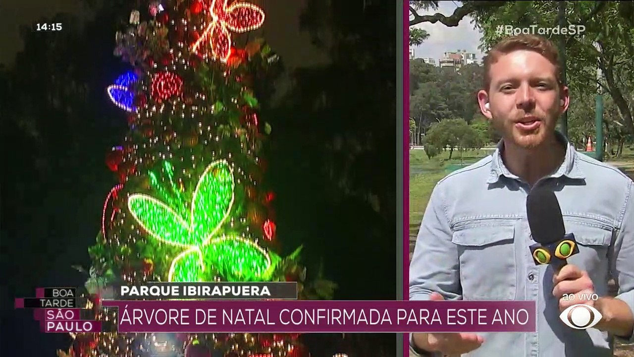 Árvore de Natal do Parque Ibirapuera é confirmada neste ano 27/10/2022 15:04:31